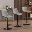 Ghế Bar Lưng Da Chân Sắt Tăng Giảm - QB30