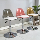 Ghế Cafe Eames Trong Suốt Mâm Nâng Hạ - CF59