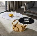 Bàn Trà Sofa Đôi Mặt Đá Phiến Ceramic - BT13