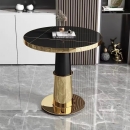 Bàn Trà Sofa Tiếp Khách Mặt Đá Chân Mạ  - BT15