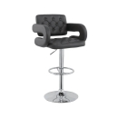 Ghế Bar Bọc Da Lưng Nút Thắt Có Tay - QB33