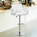 Ghế Bar Bọc Da Lưng Nút Thắt Có Tay - QB33