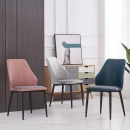 Ghế Ăn AMELIE Lưng Bọc Da Cao Cấp - GA35