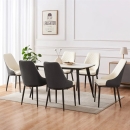 Ghế Ăn SUNNY Lưng Xương Cá Chân Sắt - GA39