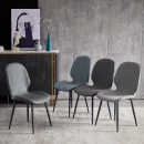 Ghế Ăn NORDIC Chân Sắt Đen - GA41