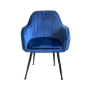 Ghế Ăn LARA Kiểu Sofa Đơn Chân Mạ Vàng - GA46