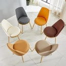 Ghế Ăn AURORA Bọc Nệm Chân Mạ Vàng -  GA50