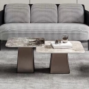 Bàn Trà Sofa Vuông Mặt Cường Lực Cao Cấp - BT16