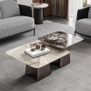Bàn Trà Sofa Vuông Mặt Cường Lực Cao Cấp - BT16