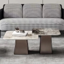 Bàn Trà Sofa Vuông Mặt Cường Lực Cao Cấp - BT16