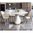 Bàn Ăn Gia Đình Tròn Xoay 2 Mặt Hiện Đại - BA18