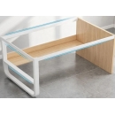 Bàn Làm Việc Hộc IKEA Chân Sắt - BLV48