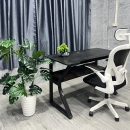 Bàn Văn Phòng Gaming Chân K Uốn Có Kệ - BLV102