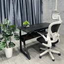 Bàn Văn Phòng Gaming Chân K Uốn Có Kệ - BLV102