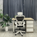 Bàn Làm Việc Hộc IKEA Chân Sắt - BLV48