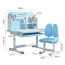 Bàn Học Sinh Nâng Hạ Chống Gù - BGHS6
