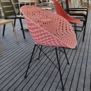 Ghế Cafe Tựa Đan Lưới Phong Cách Châu Âu - CF64