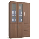 Tủ Văn Phòng 2 Cánh Kính 1 Cánh Gỗ - THS307