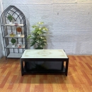 Bàn Trà Sofa Chữ Nhật Mặt Đá 2 Tầng - BT24