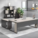 Bàn Giám Đốc Góc L Kết Hợp Tủ Rời - BGĐ5