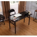 Bàn Làm Việc Chân Gấp Trắng - BLV13