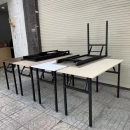 Bàn Làm Việc Chân Sắt Gấp Gọn - BLV1