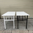 Bàn Làm Việc Chân Gấp Trắng - BLV13