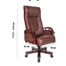 Ghế Giám Đốc Gỗ Tự Nhiên Phong Cách Cổ Điển - GGĐ41