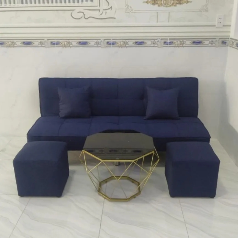 Ghế Sofa Bed Điều Chỉnh 3 Chế Độ Chân Sắt  - SF44