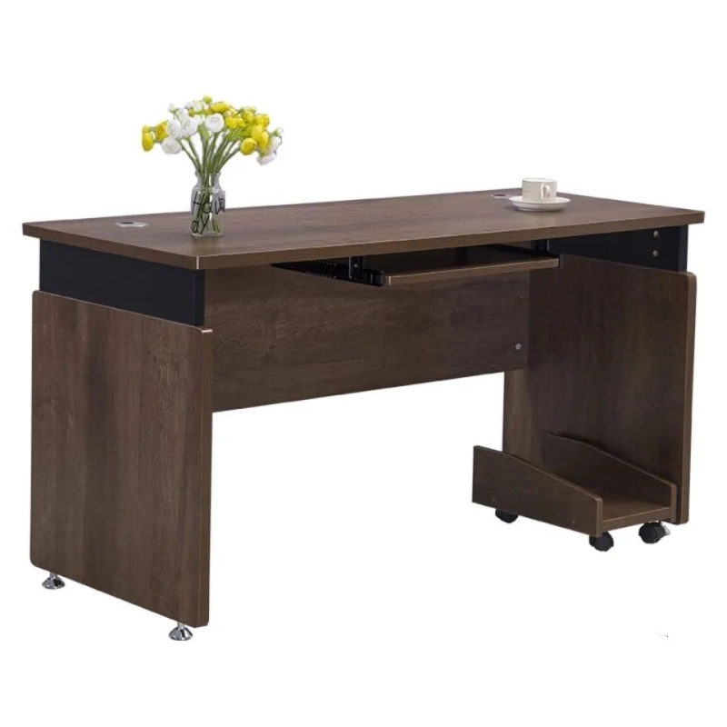 Bàn Làm Việc Gỗ Có Kệ PU Đa Năng  - BG9