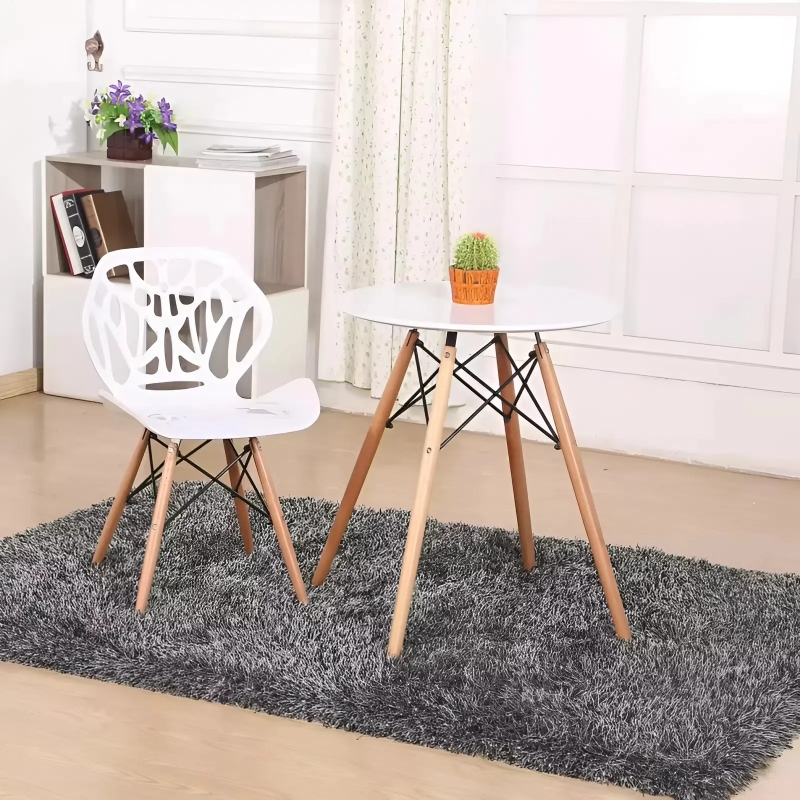 Bàn Cà Phê Tiếp Khách Mặt Tròn Eames 4 Chân - BCF2