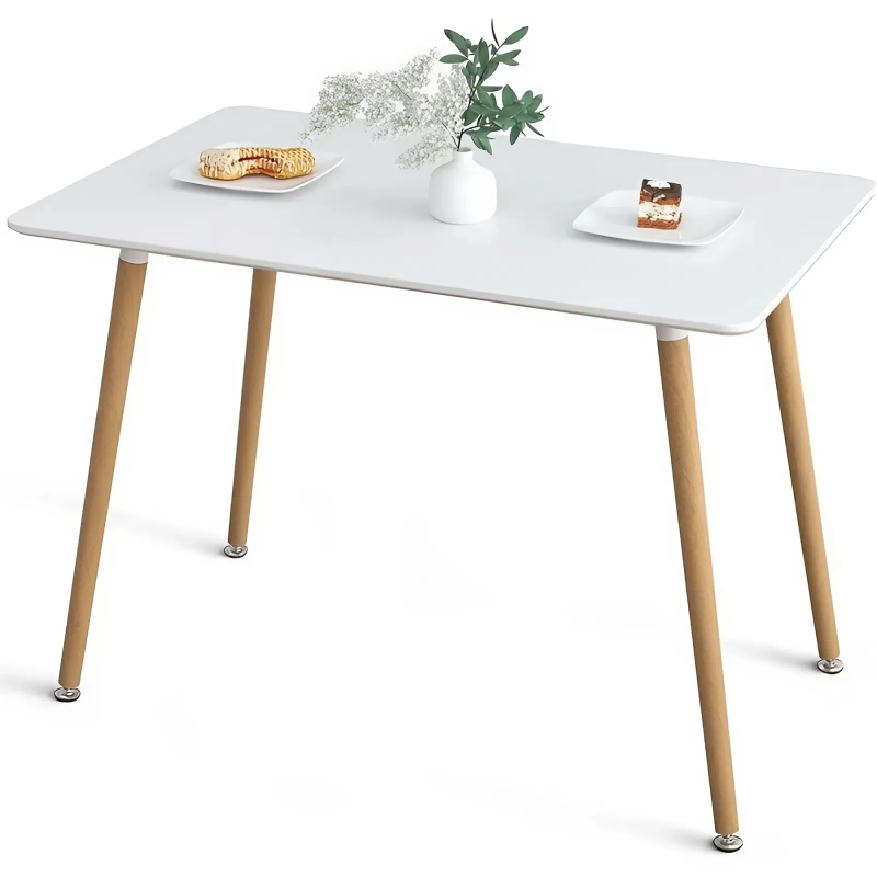 Bàn Cafe Tiếp Khách Chữ Nhật 4 Chân Gỗ - BCF9