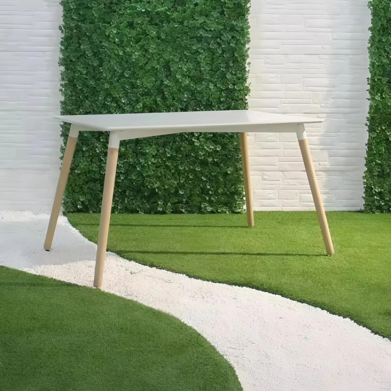 Bàn Cafe Tiếp Khách Chữ Nhật 4 Chân Gỗ - BCF9