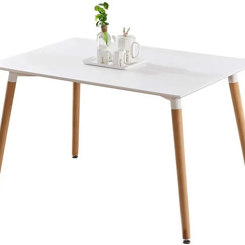 Bàn Cafe Tiếp Khách Chữ Nhật 4 Chân Gỗ - BCF9