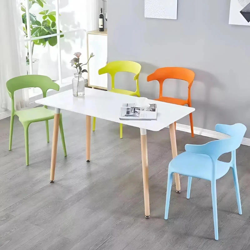 Bàn Cafe Tiếp Khách Chữ Nhật 4 Chân Gỗ - BCF9