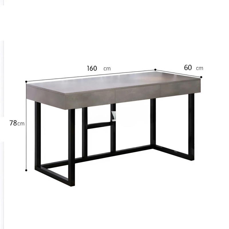 Bàn Làm Việc Chân Sắt Thiết Kế Hiện Đại - BLV133