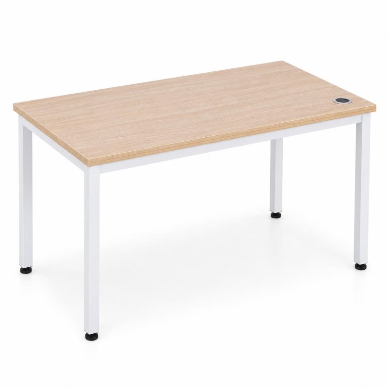 Bàn Làm Việc Độc Lập Chân Sắt Màu Trắng - BLV133
