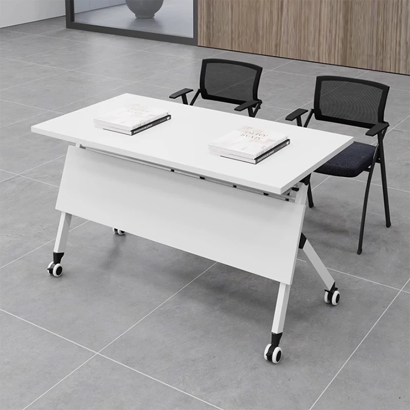 Bàn Làm Việc Training Chân Gấp Có Bánh Xe - BLV112