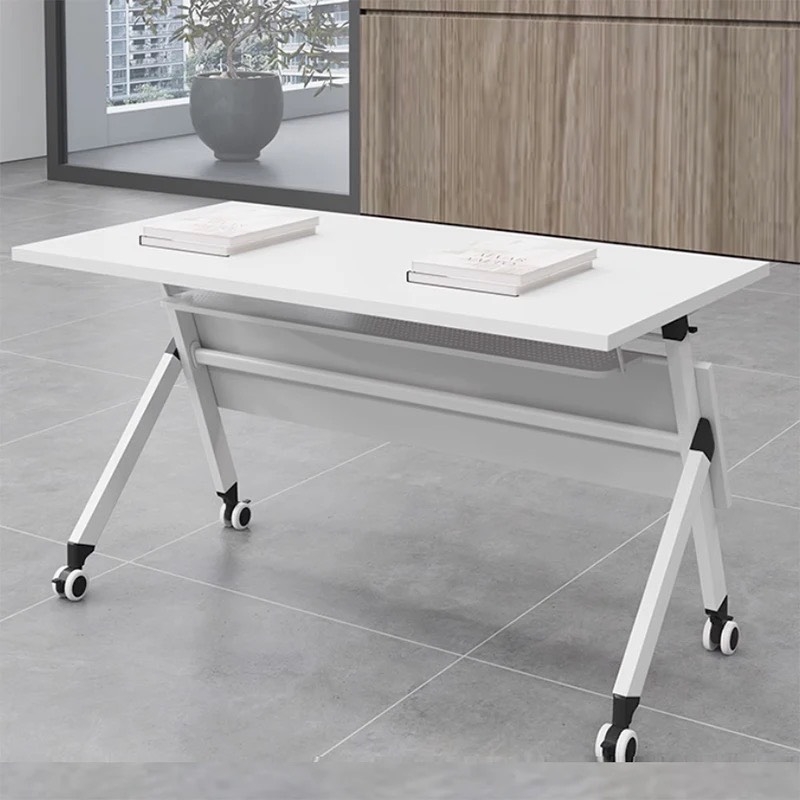 Bàn Làm Việc Training Chân Gấp Có Bánh Xe - BLV112