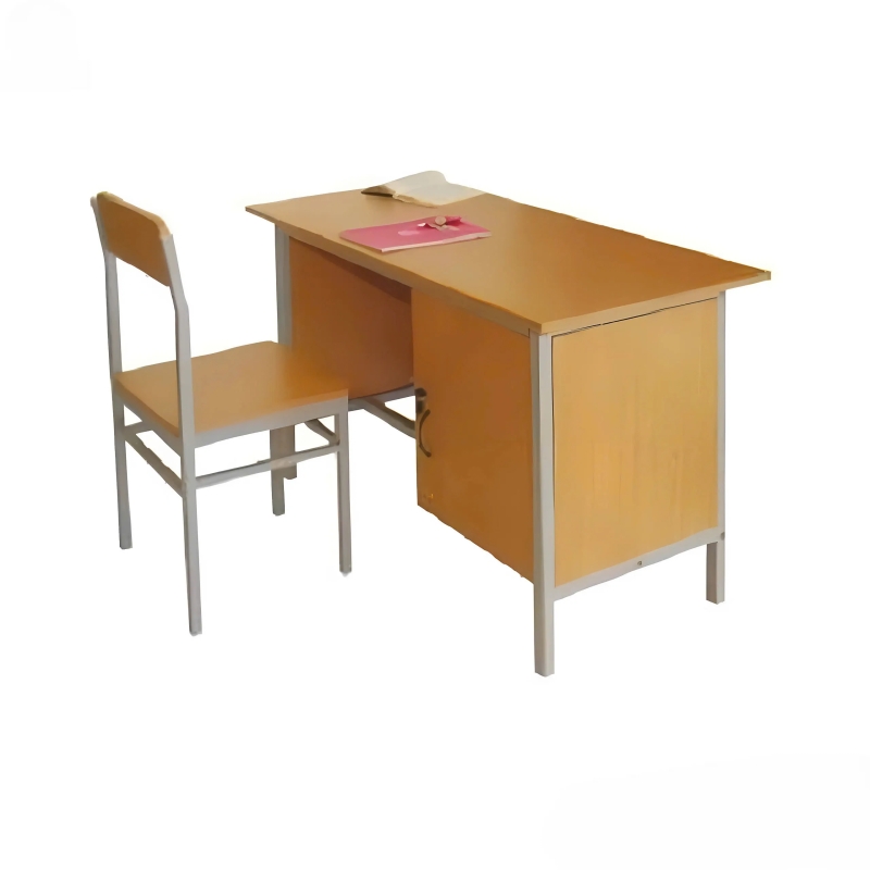 Bàn Ghế Giáo Viên Có Tủ Gỗ Công Nghiệp Huỳnh Gia - BGHS33