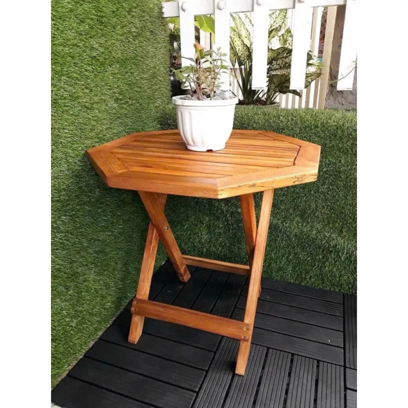  Bàn Ghế Sân Vườn Gấp Gọn Hình Bát Giác Tiện Dụng - SV70