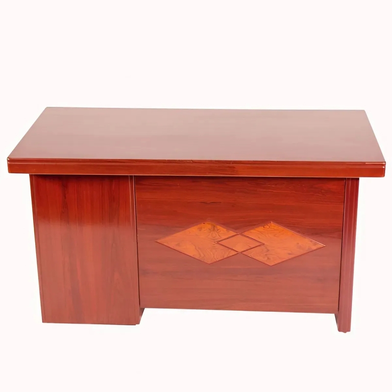 Bàn Giám Đốc 1m4  Sơn Màu PU Hoa Văn - BGĐ79