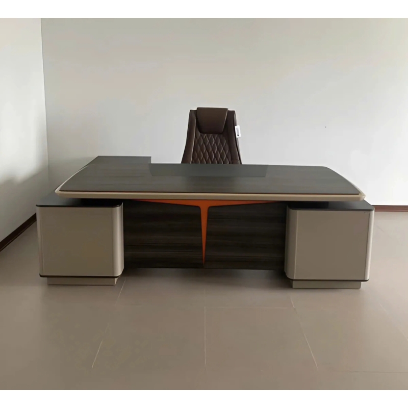 Bàn Giám Đốc Cách Điệu Mạnh Mẽ Đậm Chất Lãnh Đạo - BGD98