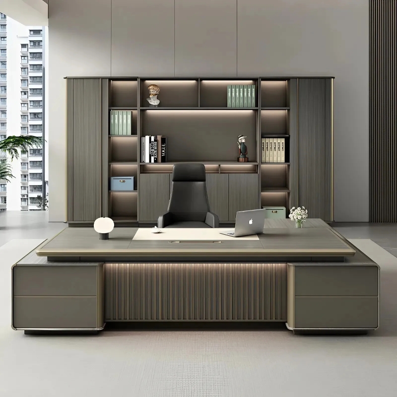 Bàn Giám Đốc Chữ L 2 Hộc - BGĐ27