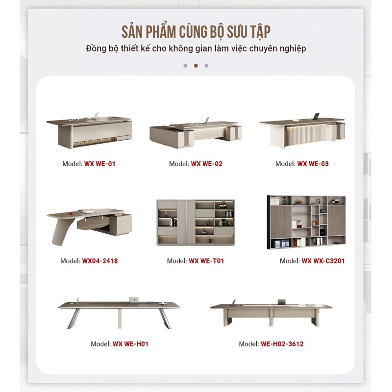 Bàn Giám Đốc  Chữ L Đẳng Cấp Họa Tiết Lạ Mắt - BGD95