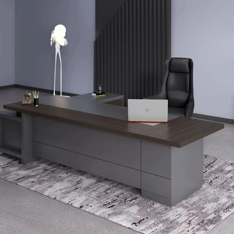 Bàn Giám Đốc Góc L Kiểu Dáng Hiện Đại - BGĐ28