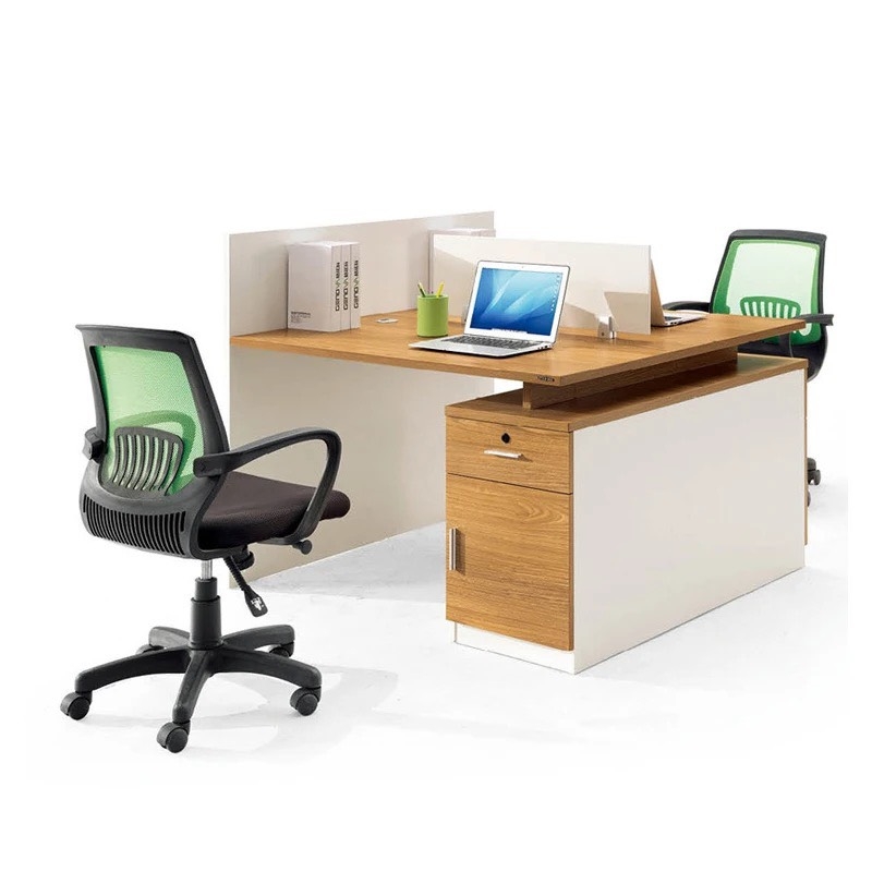  Cụm Bàn Làm Việc 2 Chỗ Có Vách Tinh Tế - BC29