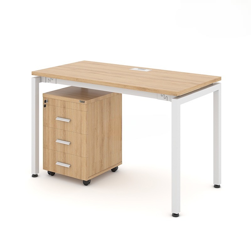 Bàn Làm Việc Chân Sắt Có Hộc - BLV94