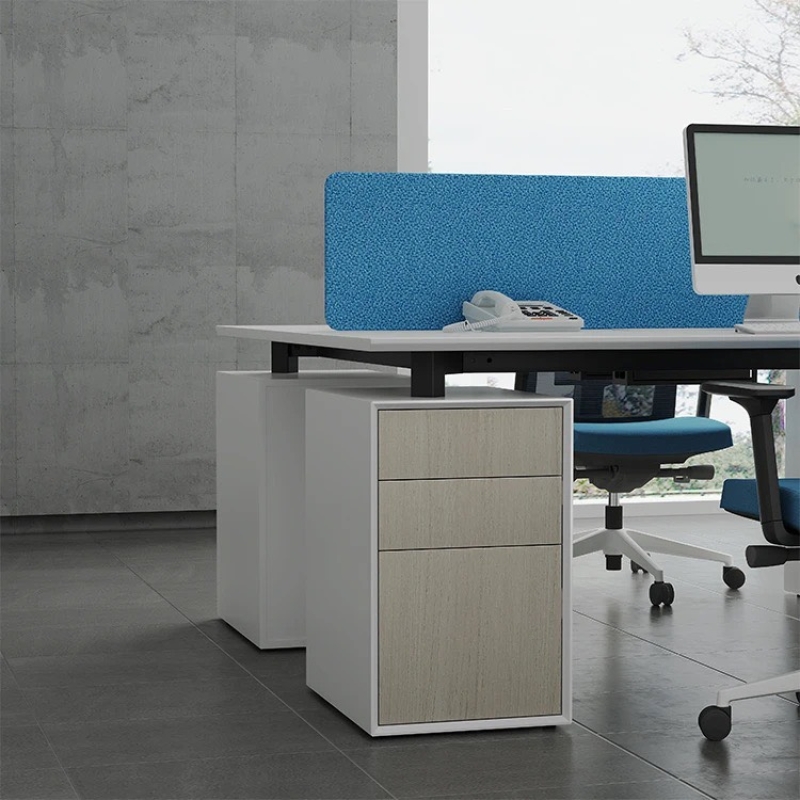 Cụm Bàn Làm Việc 4 Chỗ Có Vách Che - BC27