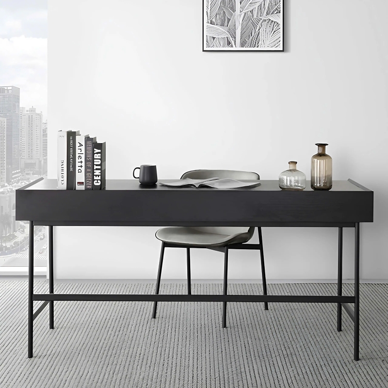 Bàn Làm Việc Gỗ Chân Sắt Đơn Giản - BLV128